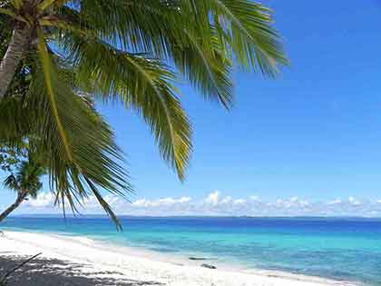 A beach in the Philippines